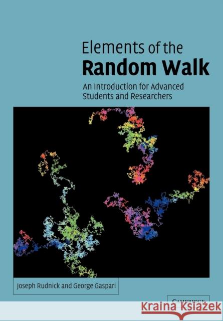 Elements of the Random Walk: An Introduction for Advanced Students and Researchers Rudnick, Joseph 9780521535830 Cambridge University Press - książka