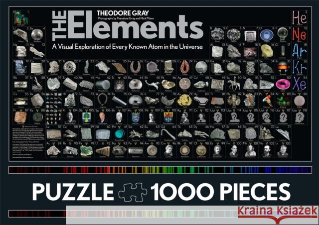 Elements Puzzle: 1000 Pieces Gray, Theodore 9781579128883  - książka