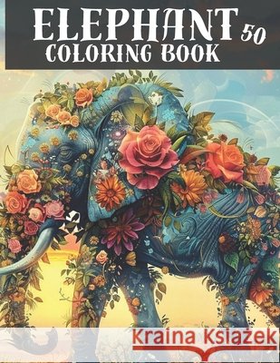 Elephant coloring book Daniha Razaq 9798326743374 Independently Published - książka