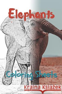 Elephant Coloring Sheets: 30 Elephant Drawings, Coloring Sheets Adults Relaxation, Coloring Book for Kids, for Girls, Volume 1 Julian Smith 9781797636900 Independently Published - książka