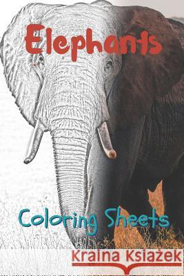 Elephant Coloring Sheets: 30 Elephant Drawings, Coloring Sheets Adults Relaxation, Coloring Book for Kids, for Girls, Volume 13 Julian Smith 9781797637068 Independently Published - książka