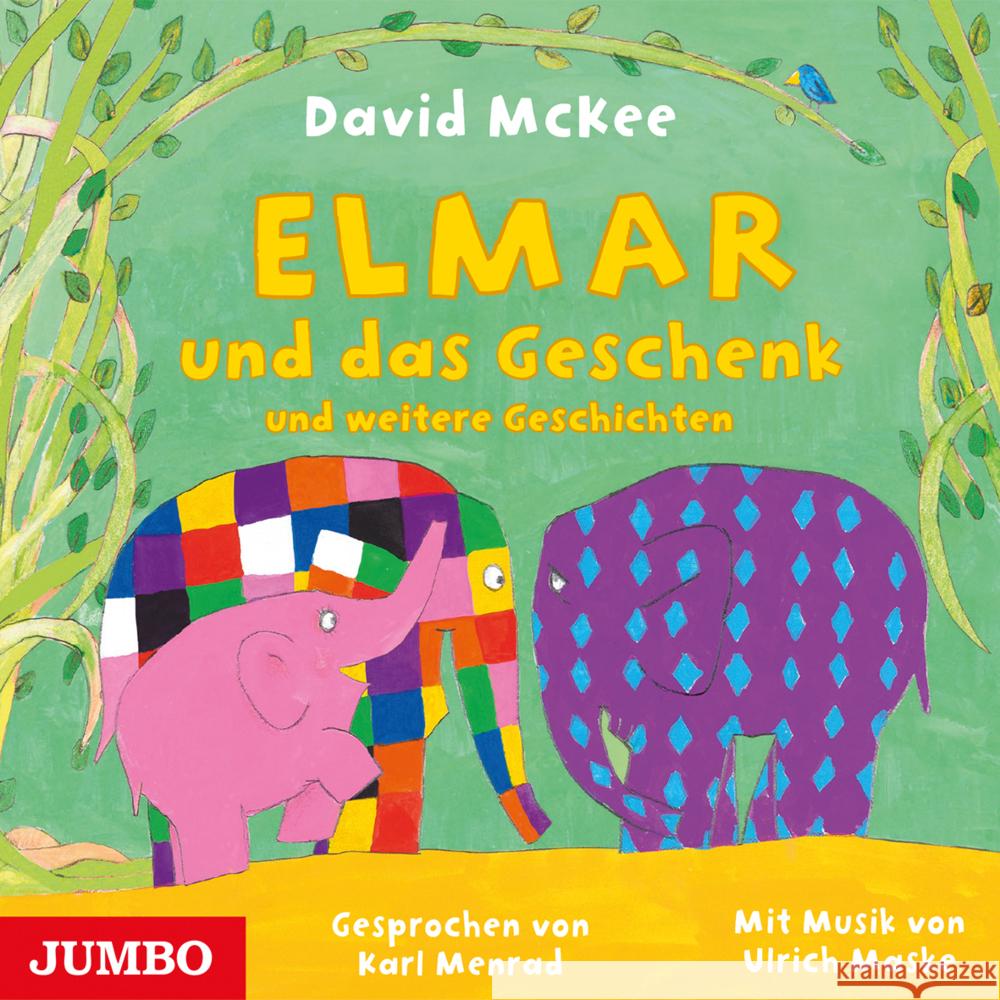 Elmar und das Geschenk und weitere Geschichten, Audio-CD McKee, David 9783833746000 Jumbo Neue Medien - książka