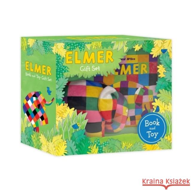 Elmer Book and Toy Gift Set David McKee 9781839135149 Andersen Press Ltd - książka