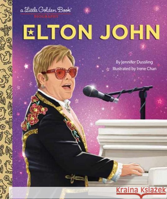 Elton John: A Little Golden Book Biography  9780593647301  - książka