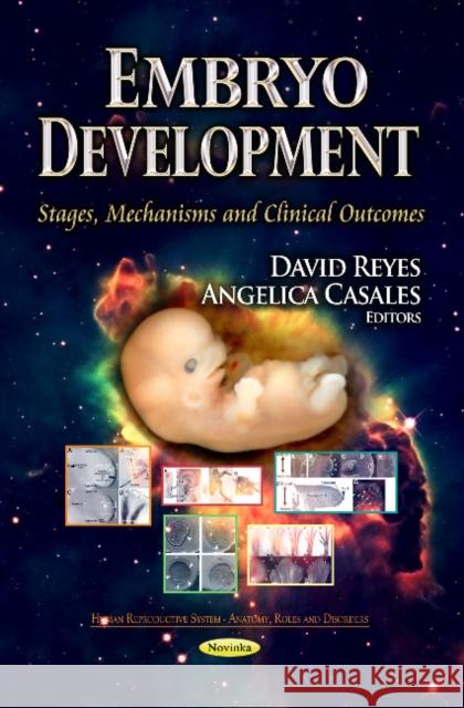 Embryo Development: Stages, Mechanisms & Clinical Outcomes David Reyes, Angelica Casales 9781624177231 Nova Science Publishers Inc - książka