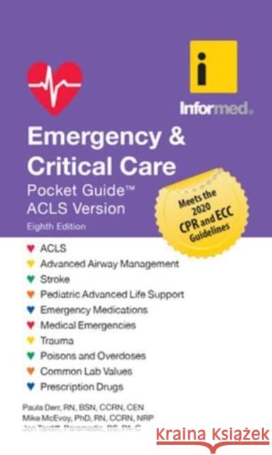 Emergency & Critical Care Pocket Guide, Revised Eighth Edition Paula Derr 9781284237986 Jones & Bartlett Publishers - książka