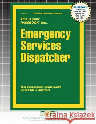 Emergency Services Dispatcher Passbooks 9781799347088 National Learning Corp - książka