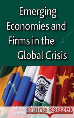 Emerging Economies and Firms in the Global Crisis Marin Marinov 9781137277466  - książka