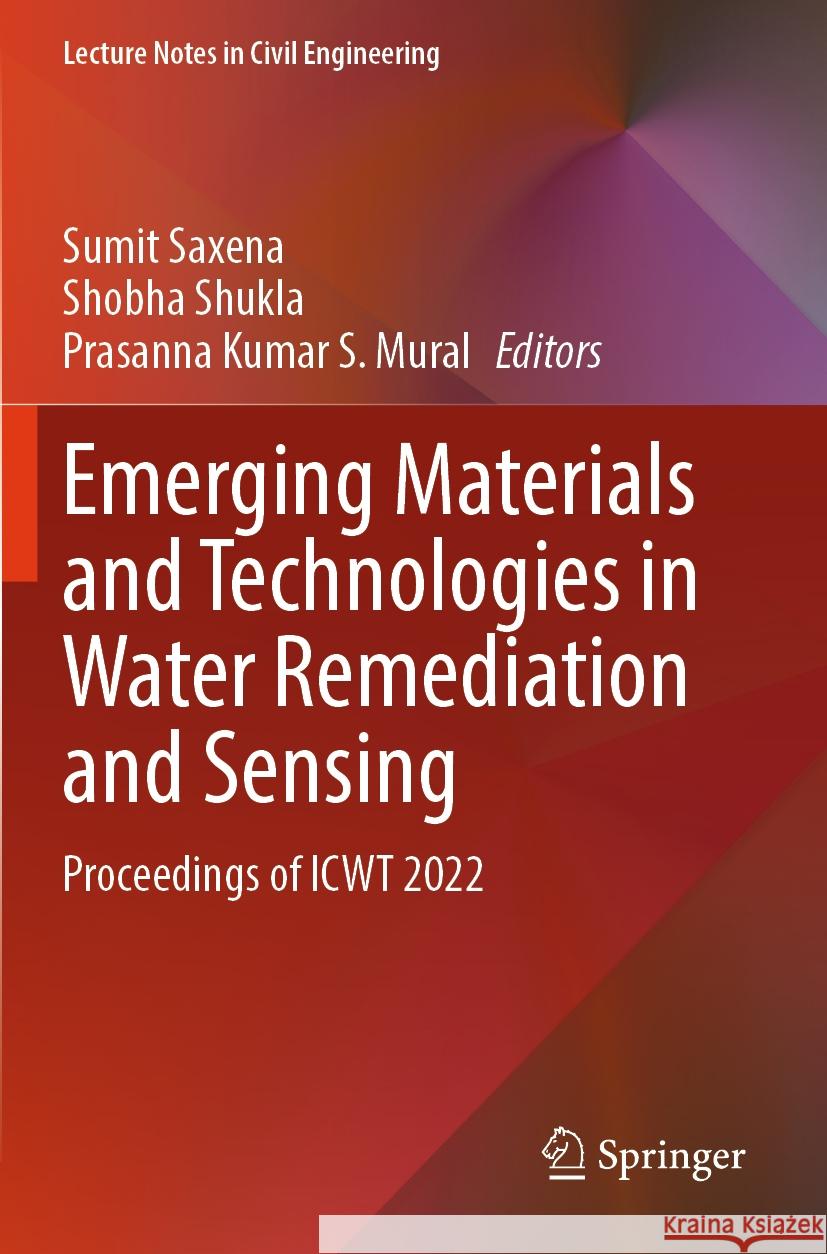 Emerging Materials and Technologies in Water Remediation and Sensing  9789819967643 Springer Nature Singapore - książka