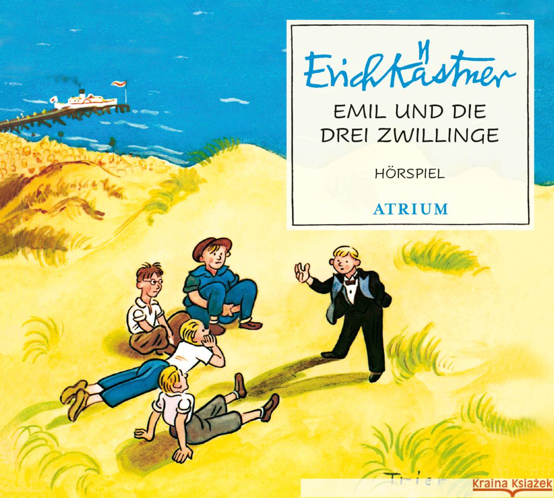 Emil und die drei Zwillinge, 1 Audio-CD Kästner, Erich 9783855351718 Atrium Kinderbuch - książka