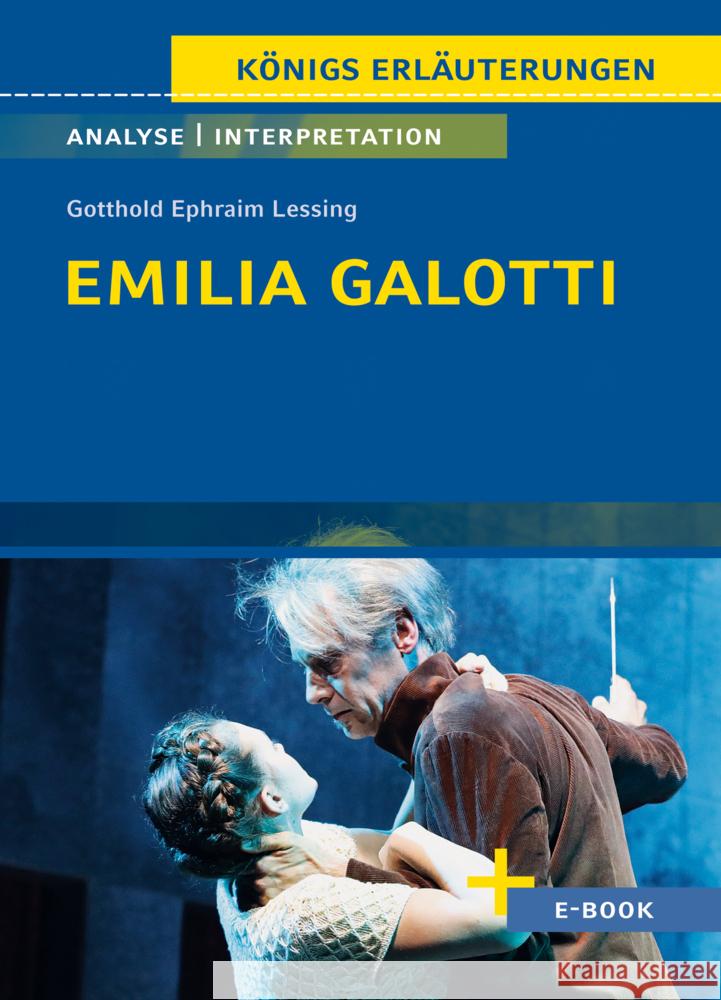 Emilia Galotti von Gotthold Ephraim Lessing - Textanalyse und Interpretation Lessing, Gotthold Ephraim 9783804420700 Bange - książka