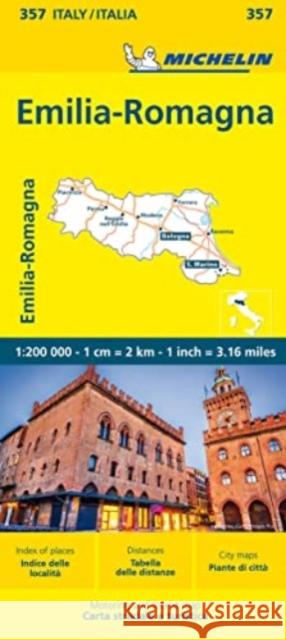 Emilia Romagna - Michelin Local Map 357 Michelin 9782067258952 Michelin Editions des Voyages - książka