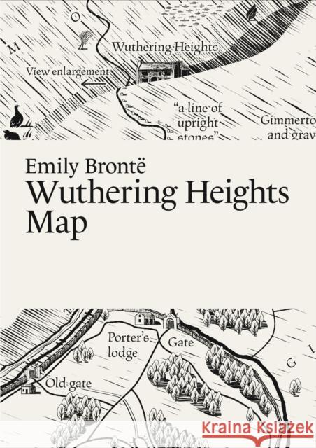 Emily Bront?, Wuthering Heights Map Martin, Master of Fine Arts Thelander 9789198945638 Paris Grafik - książka