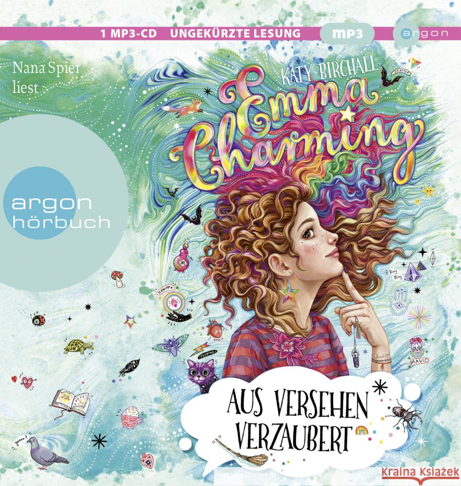 Emma Charming - Aus Versehen verzaubert, 1 Audio-CD, 1 MP3 Birchall, Katy 9783839842768 Argon Verlag - książka