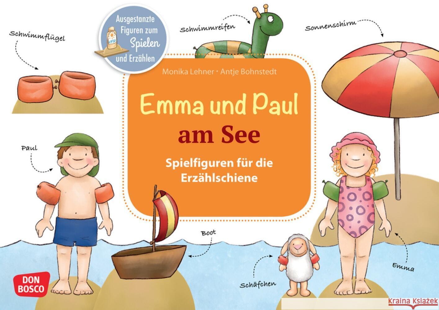 Emma und Paul am See, m. 1 Beilage Lehner, Monika 4260179517860 Don Bosco Medien - książka