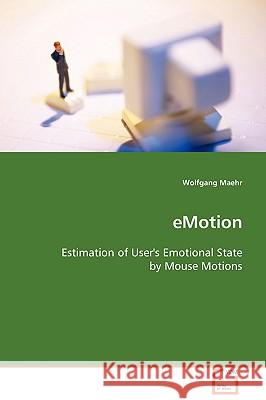 eMotion Maehr, Wolfgang 9783639106688 VDM Verlag - książka