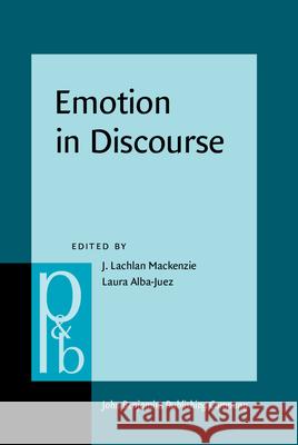 Emotion in Discourse  9789027202390 John Benjamins Publishing Co - książka