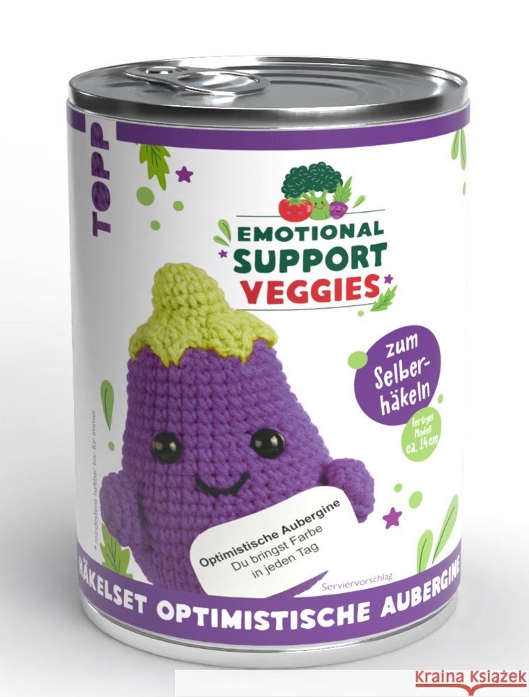 Emotional Support Veggies Häkelset Aubergine Konrad, Esther 4007742186432 Frech - książka