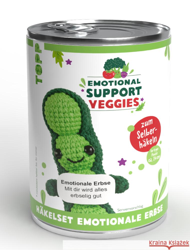 Emotional Support Veggies Häkelset Erbse Ganseforth, Jana 4007742186463 Frech - książka