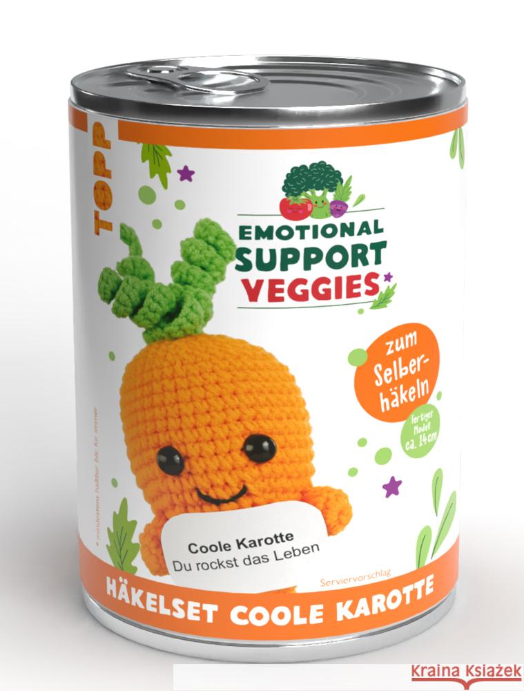 Emotional Support Veggies Häkelset Karotte Konrad, Esther 4007742186456 Frech - książka