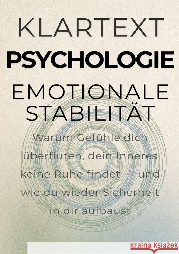 Emotionale Stabilität Altmann, Michael 9783565261727 epubli - książka