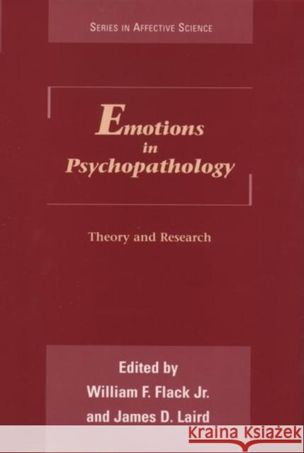 Emotions in Psychopathology Flack, William F. 9780195093216 Oxford University Press - książka