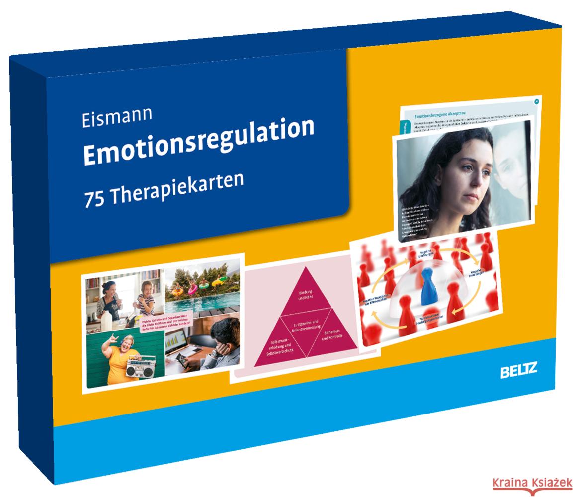 Emotionsregulation. 75 Therapiekarten Eismann, Gunnar 4019172100186 Beltz - książka