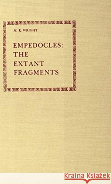Empedocles: The Extant Fragments Empedocles 9780300024753 Yale University Press - książka