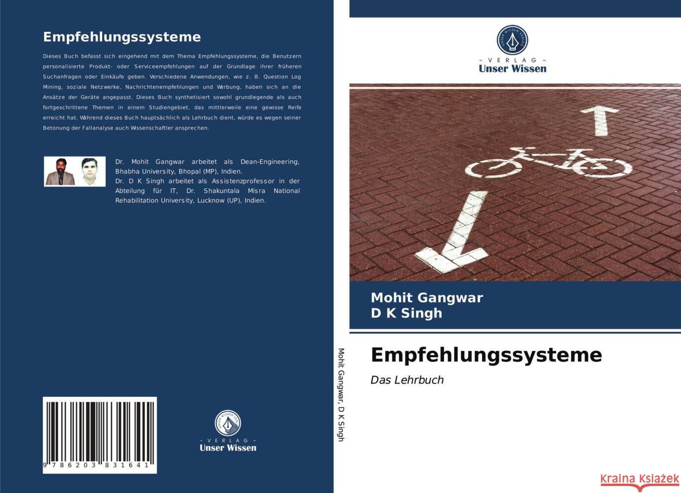 Empfehlungssysteme Gangwar, Mohit, Singh, D K 9786203831641 Verlag Unser Wissen - książka