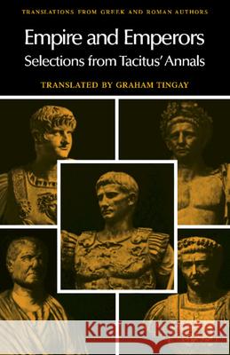 Empire and Emperors: Selections from Tacitus' Annals Tacitus 9780521281904  - książka