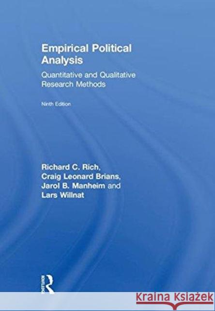 Empirical Political Analysis: International Edition Rich, Richard C. 9781138088771 Routledge - książka