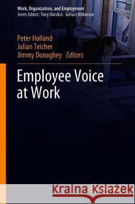 Employee Voice at Work  9789811328190 Springer - książka
