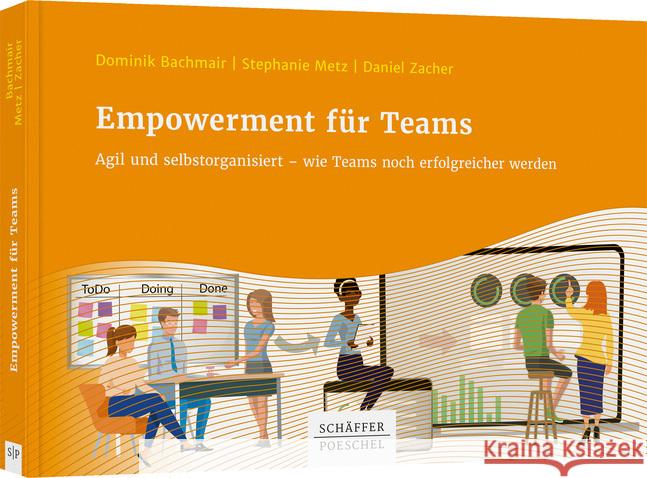 Empowerment für Teams Bachmair, Dominik, Metz, Stephanie, Zacher, Daniel 9783791053806 Schäffer-Poeschel - książka