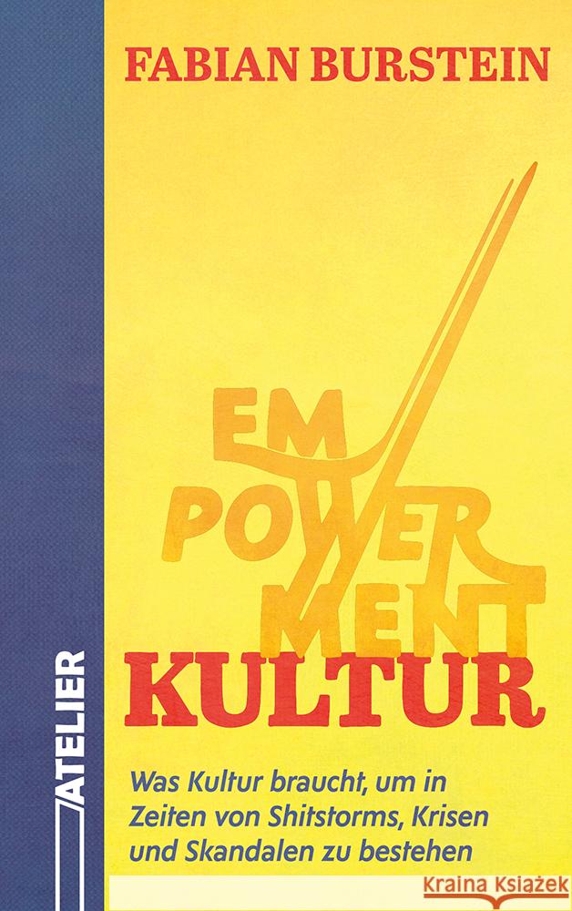 Empowerment Kultur Burstein, Fabian 9783990651179 Edition Atelier - książka