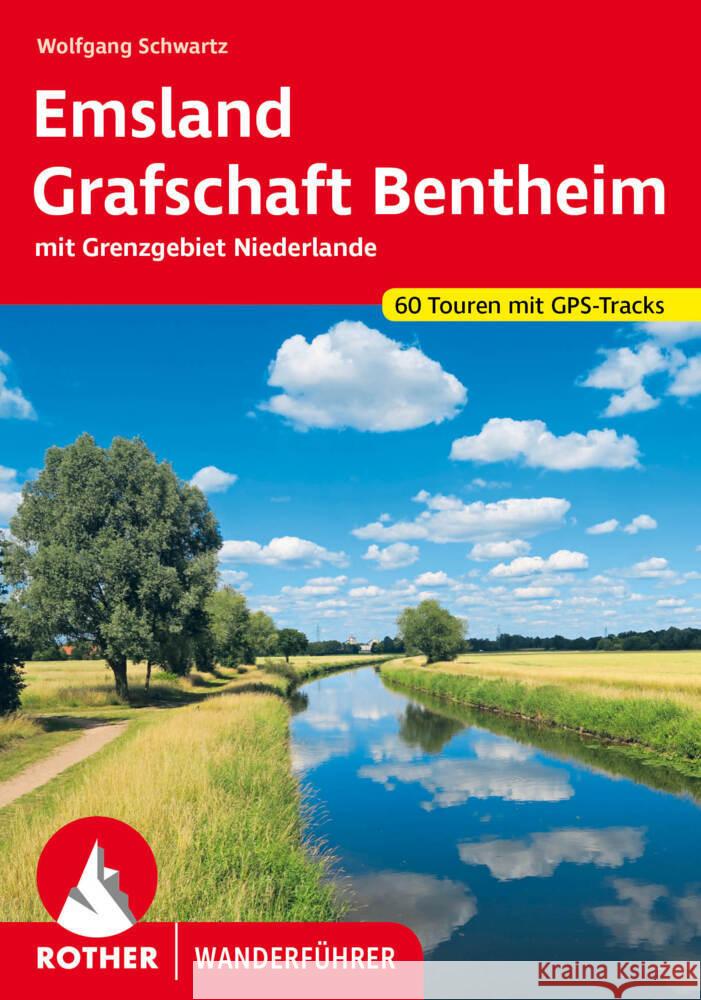 Emsland - Grafschaft Bentheim Schwartz, Wolfgang 9783763346233 Bergverlag Rother - książka