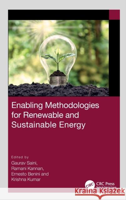 Enabling Methodologies for Renewable and Sustainable Energy  9781032224763 Taylor & Francis Ltd - książka