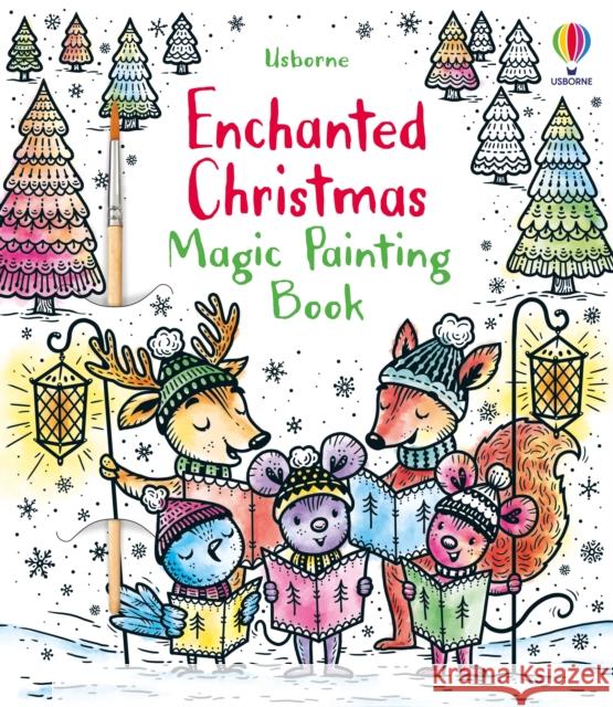 Enchanted Christmas Magic Painting Book Fiona Watt 9781474974967 Usborne Publishing Ltd - książka