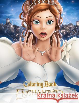 Enchanted Coloring Book: Coloring Book for Kids and Adults with Fun, Easy, and Relaxing Coloring Pages Linda Johnson 9781729717912 Createspace Independent Publishing Platform - książka