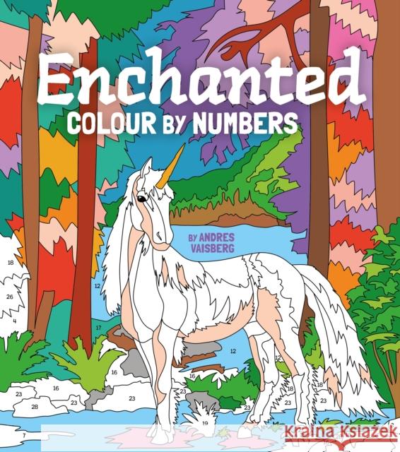 Enchanted Colour by Numbers: Includes 45 Artworks To Colour Andres Vaisberg 9781398814905 Arcturus Publishing Ltd - książka