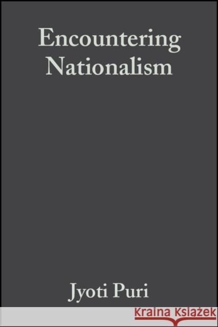 Encountering Nationalism Jyoti Puri 9780631231059 Blackwell Publishers - książka