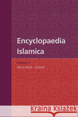 Encyclopaedia Islamica Volume 2: Abū Al-Ḥārith - Abyānah Daftary 9789004178595 Brill Academic Publishers - książka