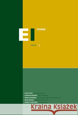 Encyclopaedia of Islam - Three 2014-3 Kate Fleet, Gudrun Krämer, Denis Matringe, John Nawas, Everett Rowson 9789004269620 Brill - książka