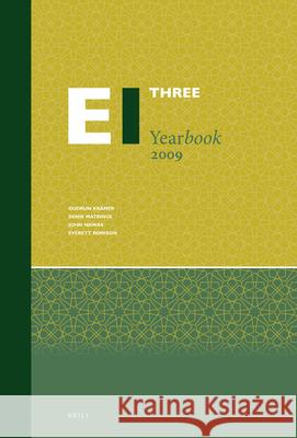 Encyclopaedia of Islam Three Yearbook 2009 Gudrun Kramer Denis Matringe John Nawas 9789004398689 Brill - książka