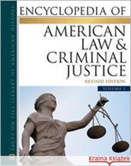 Encyclopedia of American Law & Criminal Justice Set Schultz, David 9780816081455 Facts on File - książka