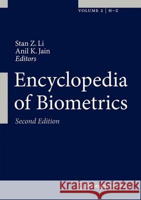 Encyclopedia of Biometrics Li, Stan Z. 9781489974877 Springer - książka