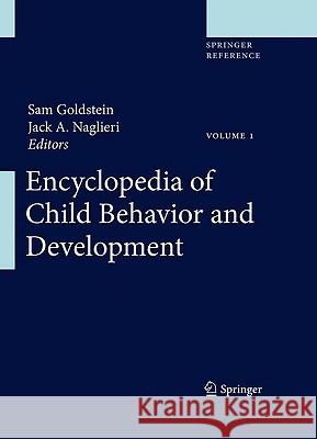 Encyclopedia of Child Behavior and Development Goldstein, Sam 9780387775791 Not Avail - książka