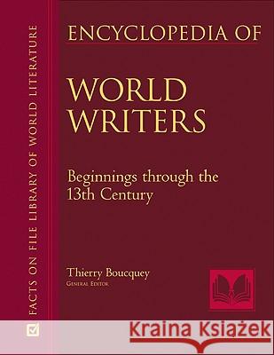 Encyclopedia of World Writers, Beginnings to the 20th Century, 3-Volume Set Diamond, Marie Josephine 9780816061433 Facts on File - książka