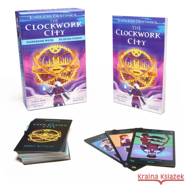 Endless Destinies: The Clockwork City: Interactive Book and Card Game Corinna Keefe 9781398823297 Arcturus Publishing Ltd - książka