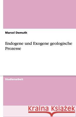 Endogene und Exogene geologische Prozesse Marcel Demuth 9783640473748 Grin Verlag - książka