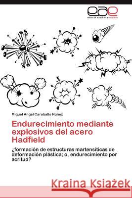 Endurecimiento Mediante Explosivos del Acero Hadfield Miguel Angel Caraball 9783848460366 Editorial Acad Mica Espa Ola - książka